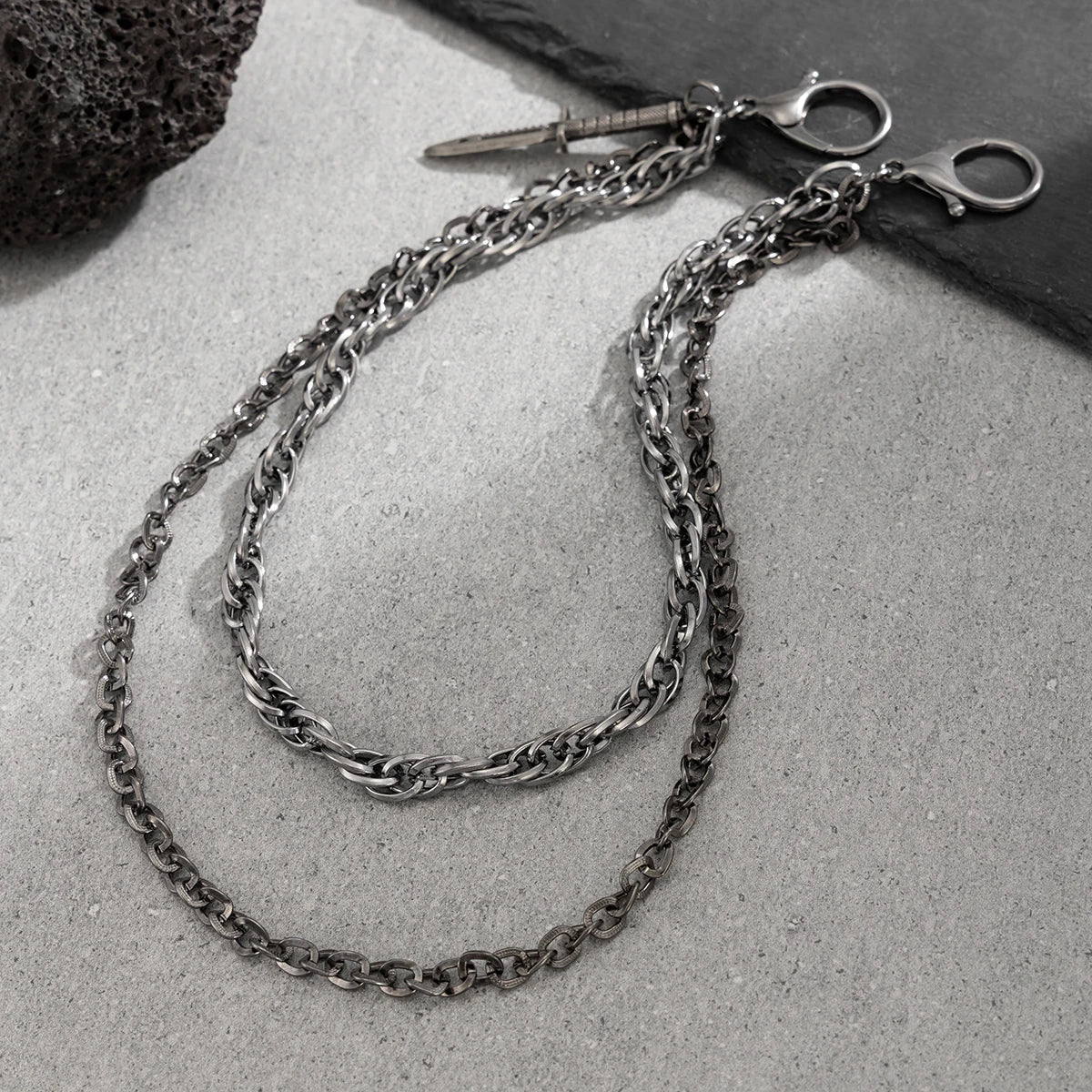 Blade Chain Gothic Pants Chain
