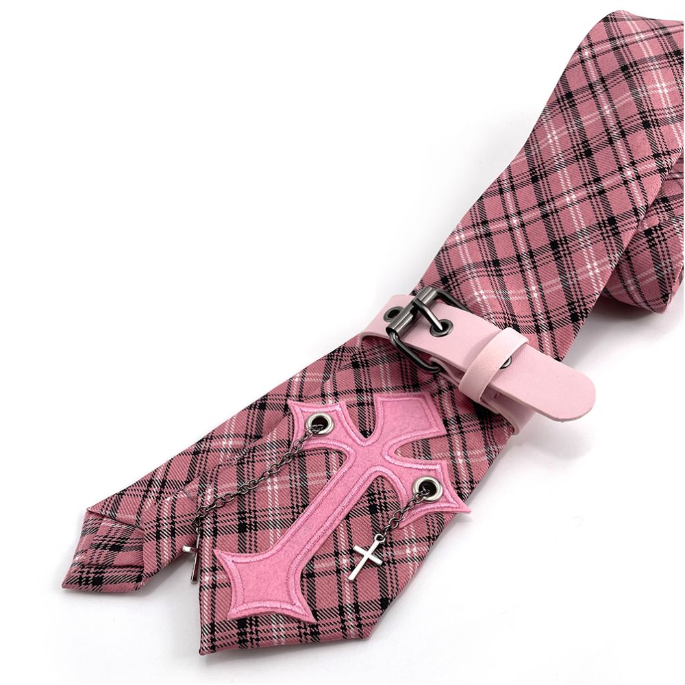 Crucifix Sakura Tie