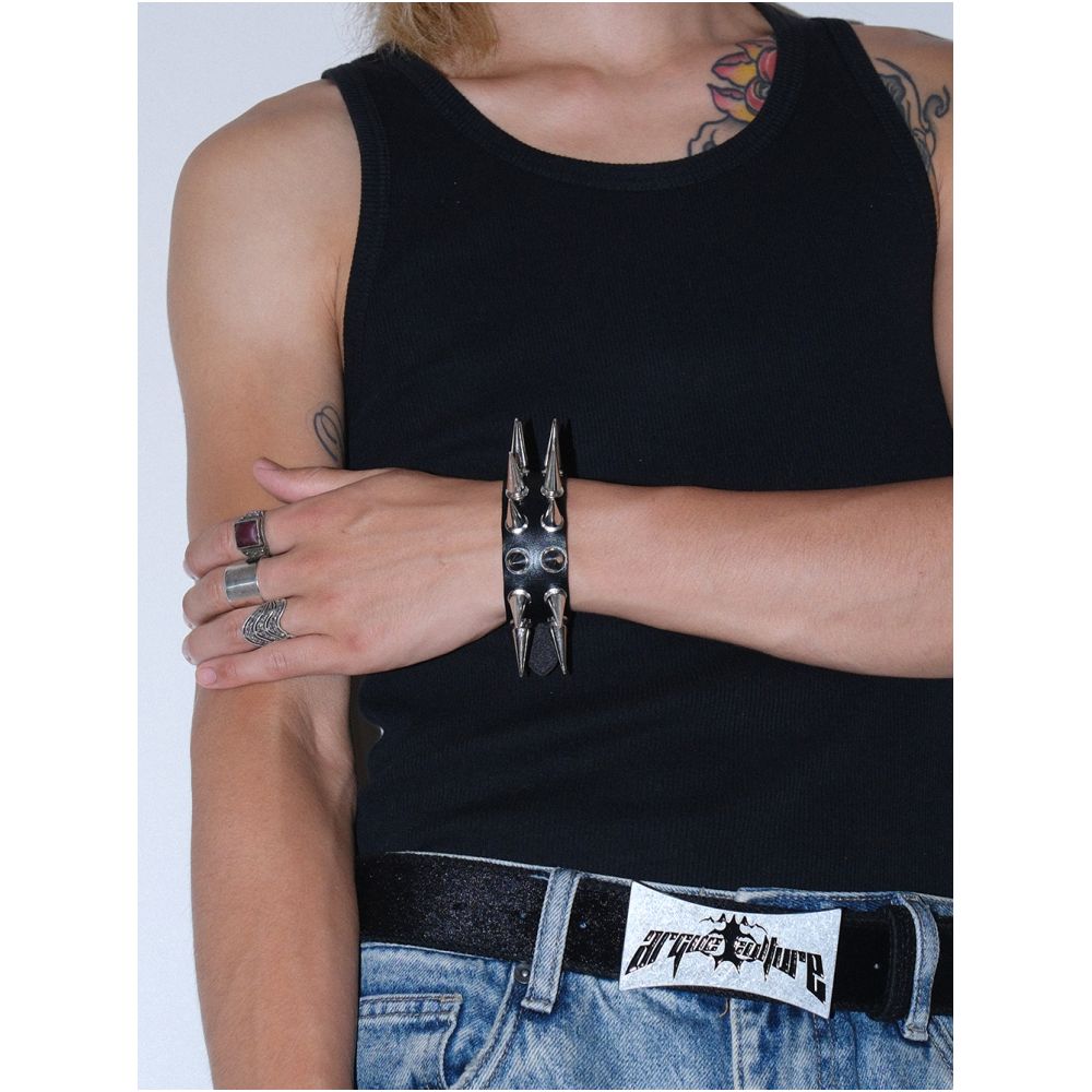 Anarchy Spike Cuff Bracelet