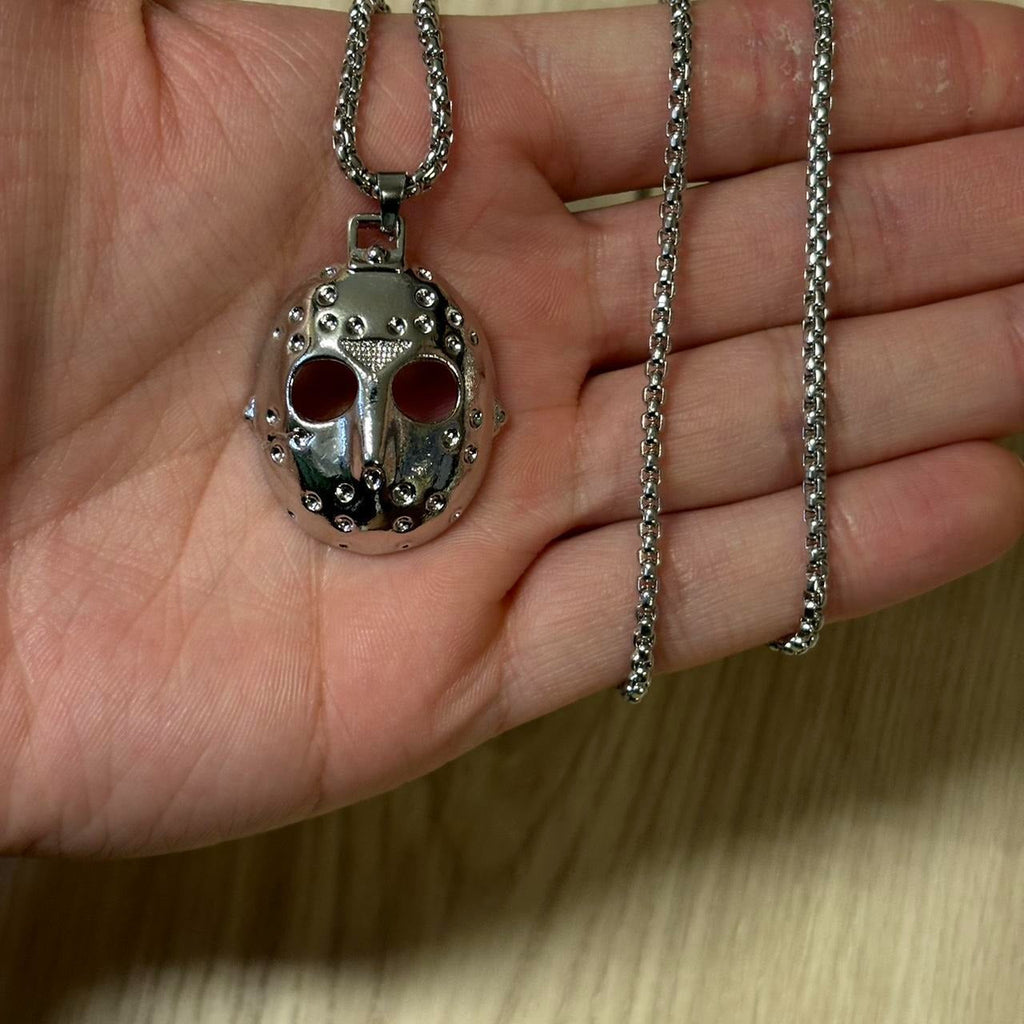 0497 - Jason Hockey Mask Necklace