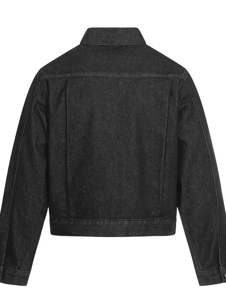 Rivet Lock Gothic Denim Jacket