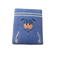 0608 - High Eyes Blue Yarn Wallet
