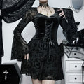 Nocturne Lace Corset Gothic Dress