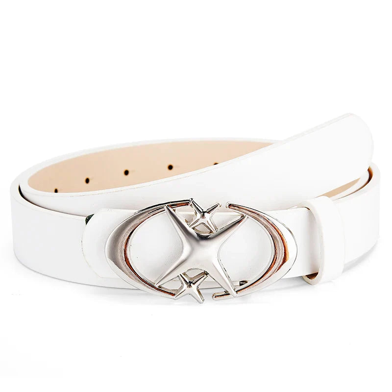 Triple Star Buckle Belt