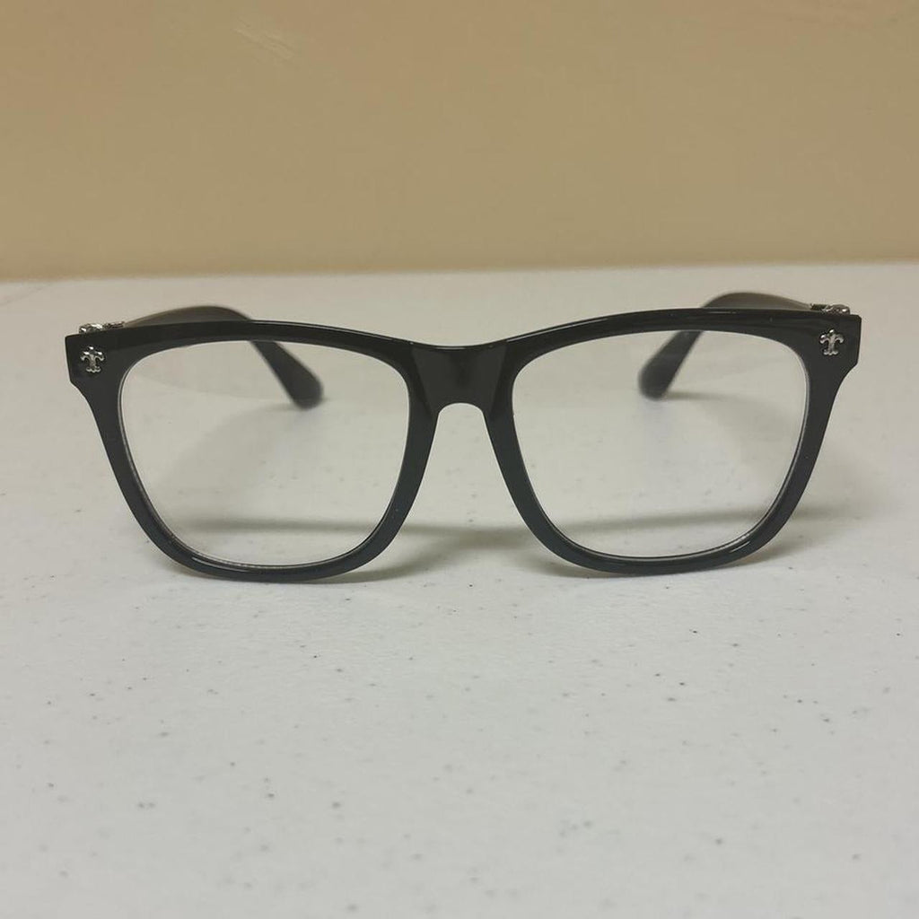 Gothic Cross Frame Glasses