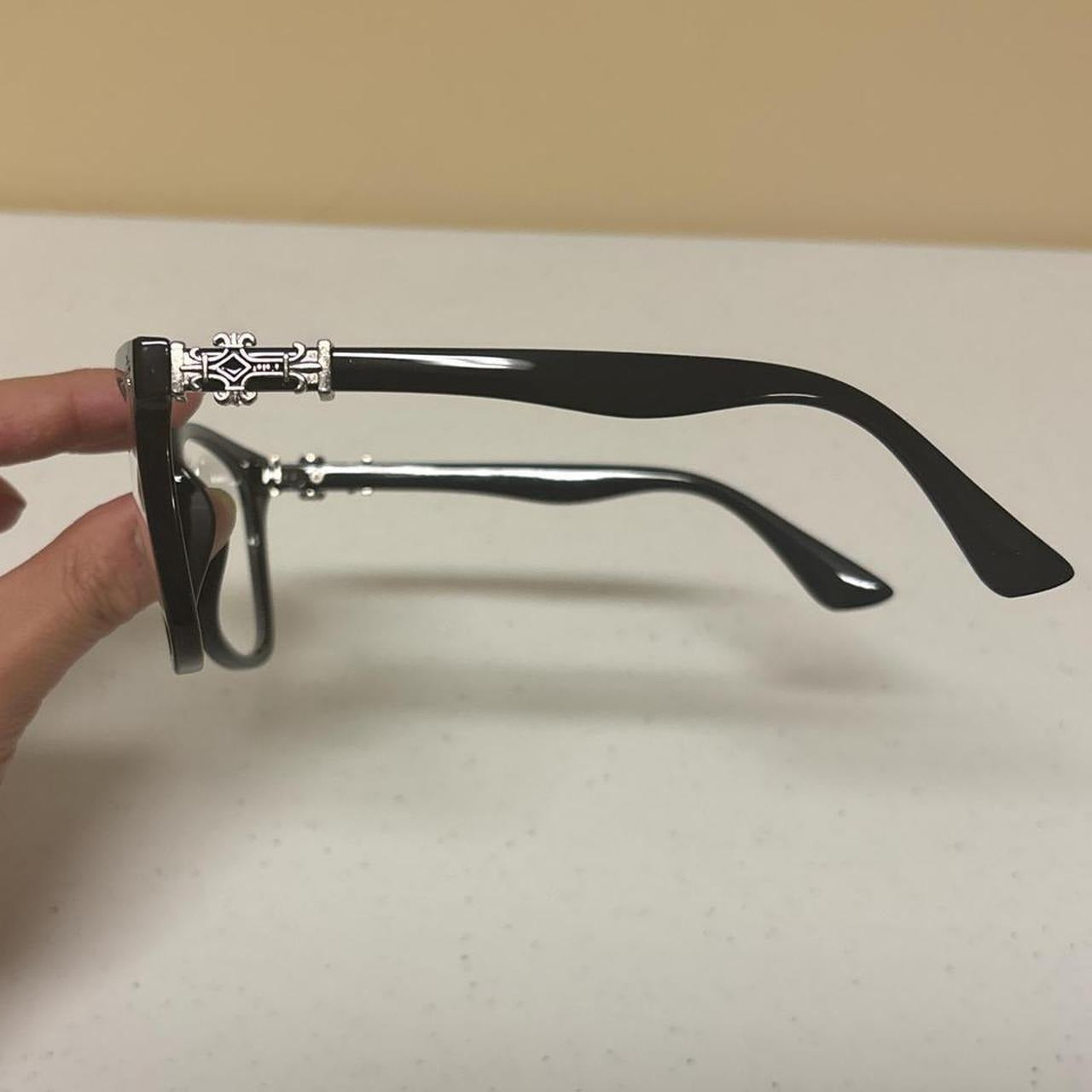 Gothic Cross Frame Glasses