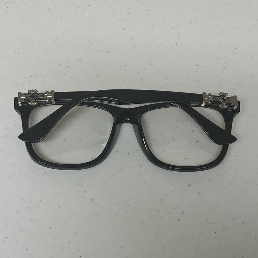 Gothic Cross Frame Glasses