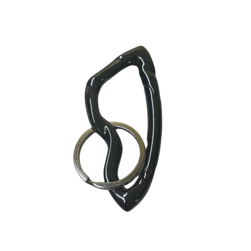 0690 - Abstract Carabiner Gunmetal