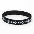 Cross Silicone Rubber Bracelet