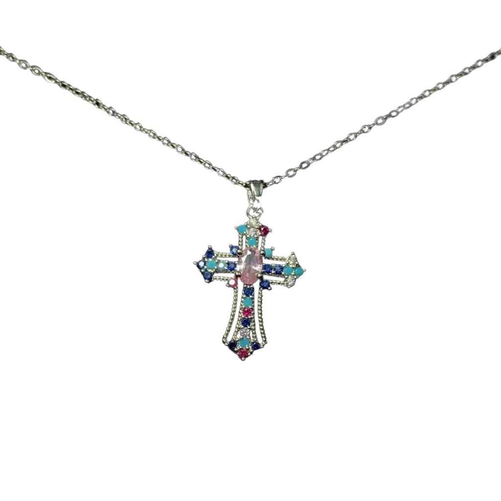 Aurora Cross Necklace