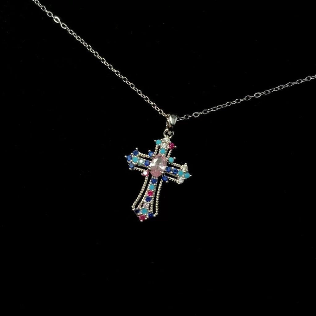 Aurora Cross Necklace