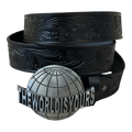 0345 - Worldwide Globe Buckle Belt