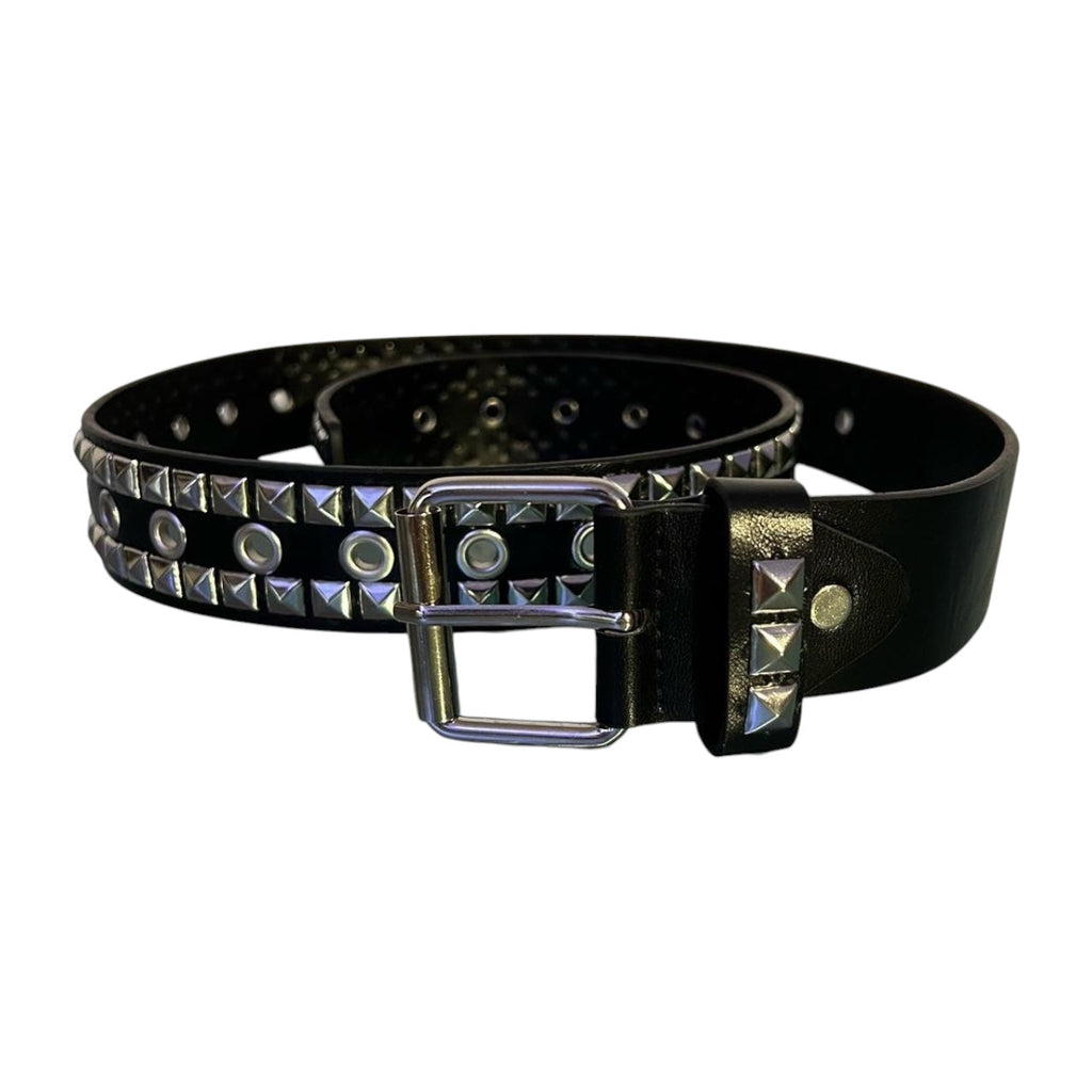 Double Row Rivet Studded Belt