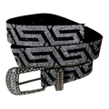 0035 - Sparkling Techno Cyber Rhinestone Belt