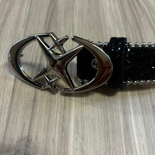 0057 - Triple Star Rhinestone Belt