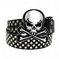 Crossbone Skull Buckle Belt