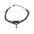 0163 - Blue Crystal Bracelet