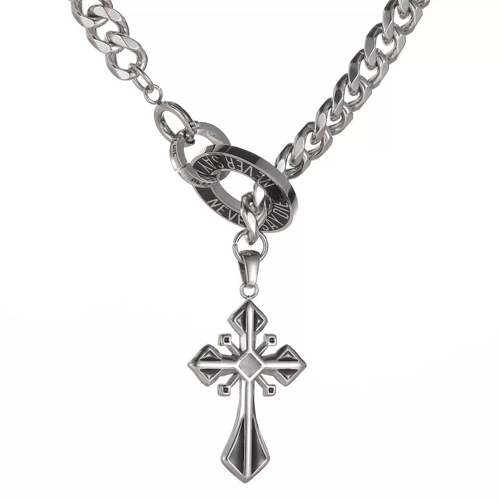 Celestial Cuban Cross Necklace