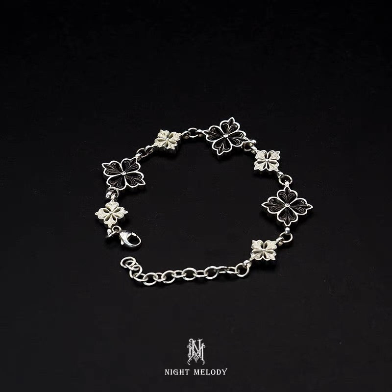 Night Melody Sakura Bracelet (.925 Silver)