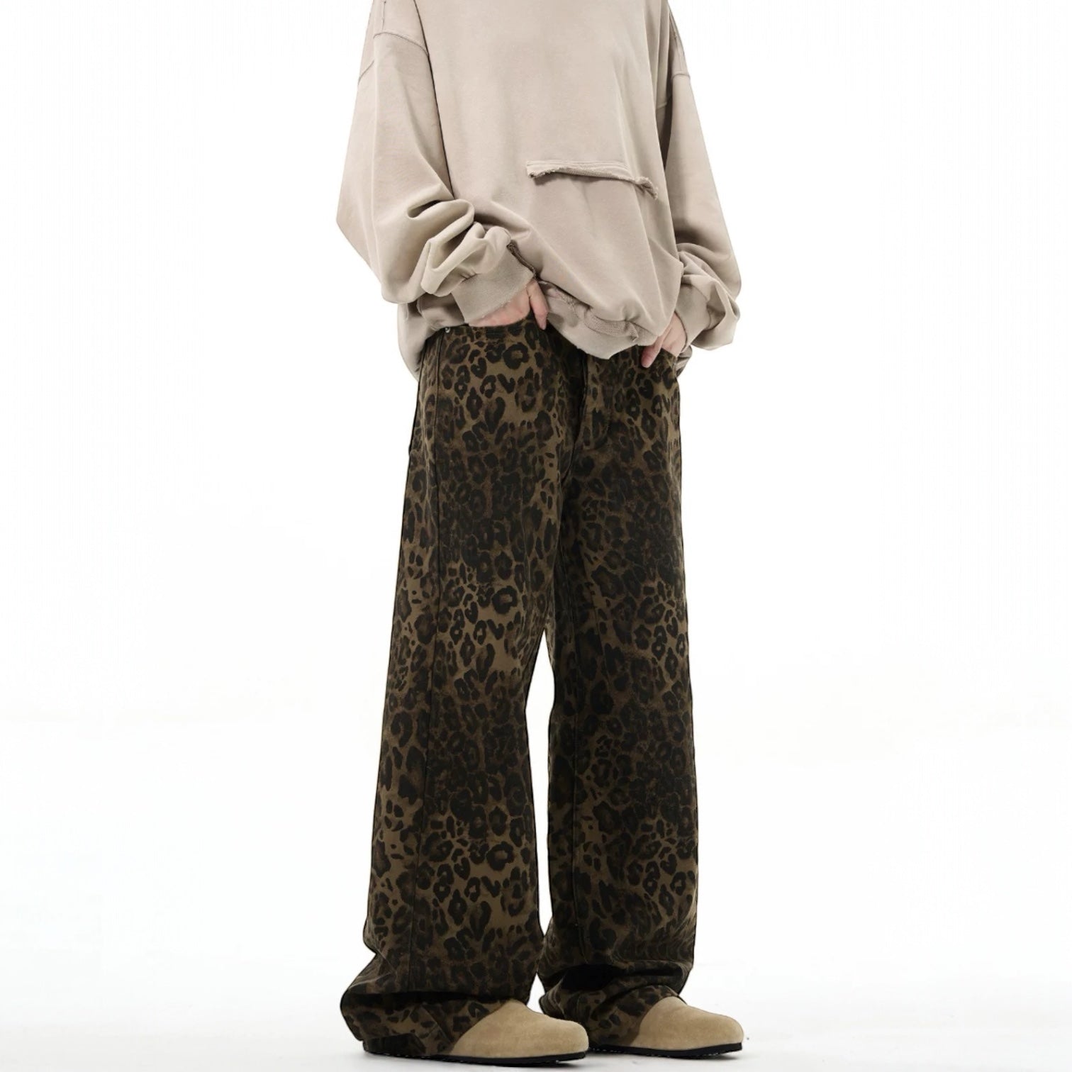 Madwitch Cheetah Flare Jeans