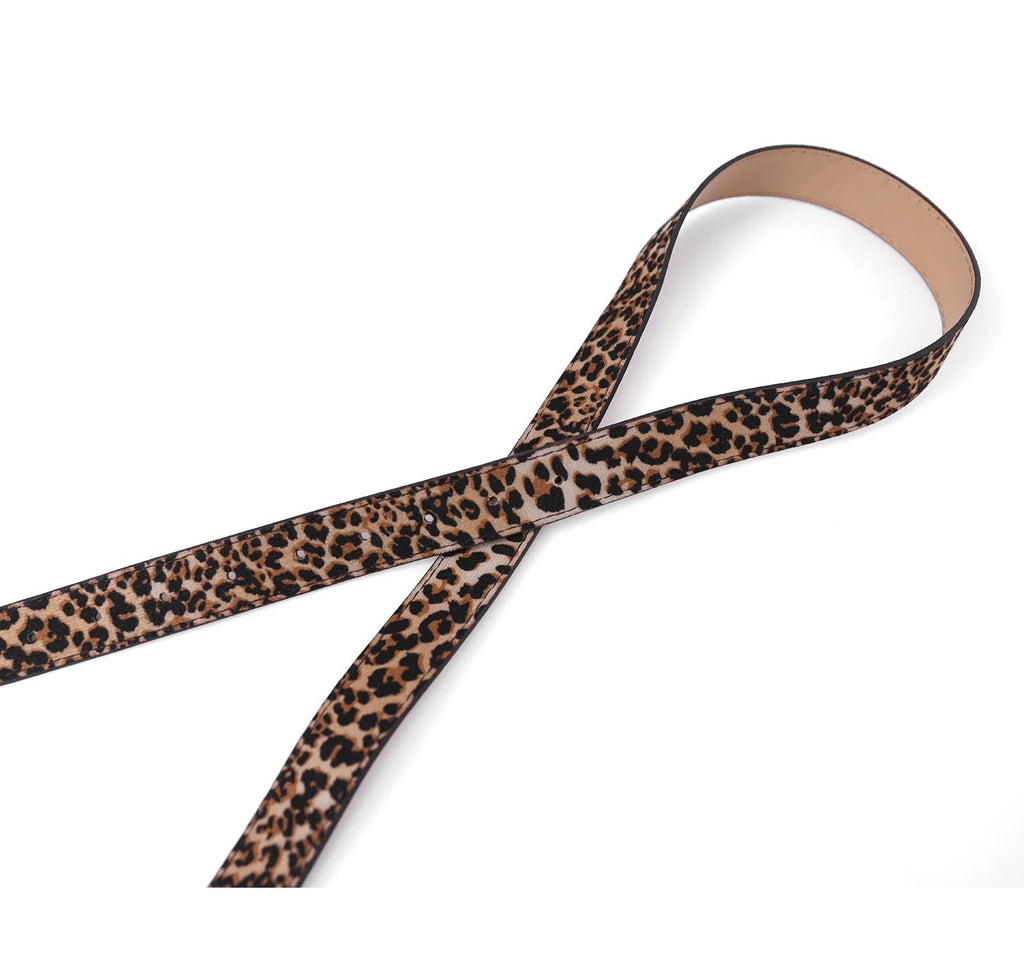 Cheetah Square Buckle Belt