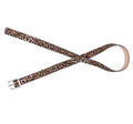 Cheetah Square Buckle Belt