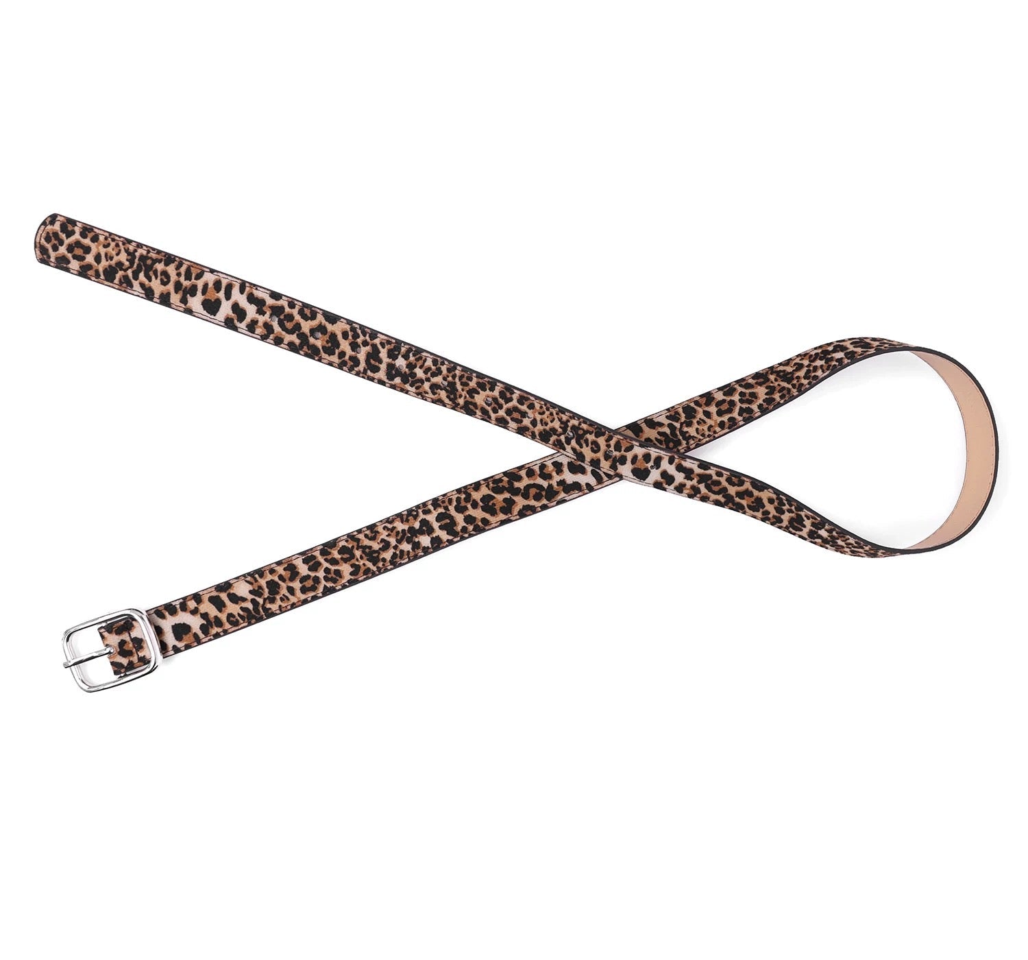 Cheetah Square Buckle Belt