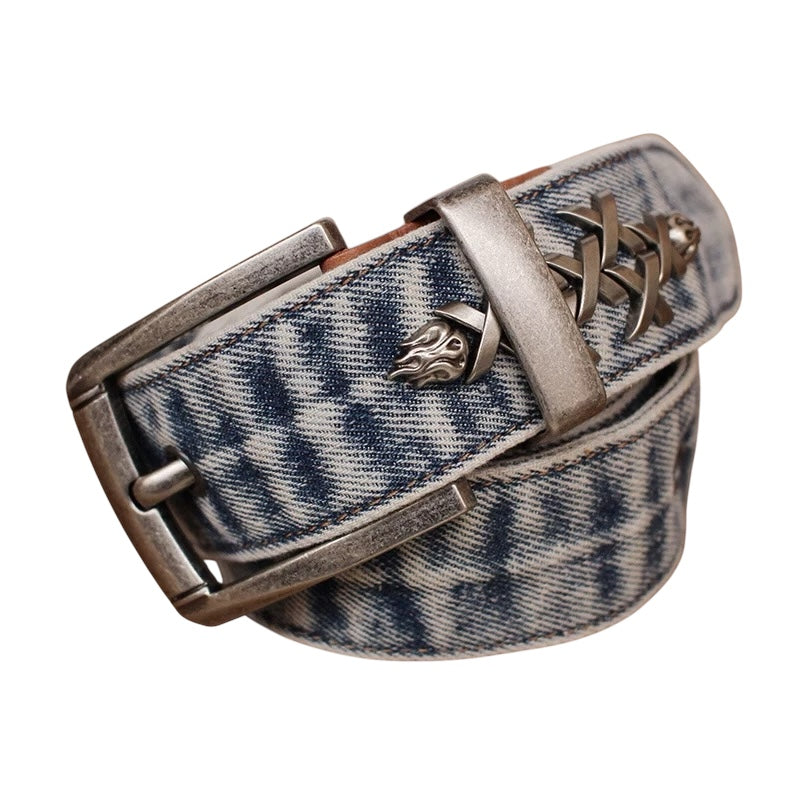 Crucible Flame Denim Belt