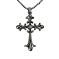 0244 - Gothic Crystal Cross Chain