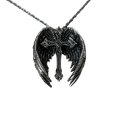 0192 - Angel Wings Cross Necklace