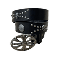 0048 - Antique Fences Buckle Skull Belt
