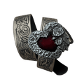 0019 - Gothic Rose Heart Belt