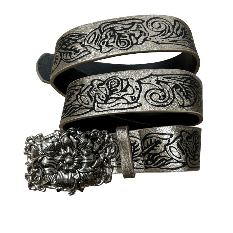 Rose Buckle Belt