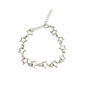 0263 - Y2K Silver Star Bracelet