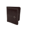 0135 - Y2K Leather Cross Wallet (burgundy)