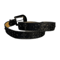 0045 - Y2K Cross Rhinestone Belt (black)