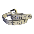 0044 - Y2K Cross Rhinestone Belt (white)
