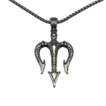 0184 - Engraved Trident Necklace