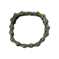 0155 - 2-Tone Bike Chain Bracelet