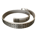 0032 - Pyramid Studded Belt (white)