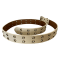 0047 - Star Rivet Belt (white)