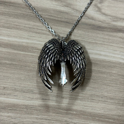 0192 - Angel Wings Cross Necklace