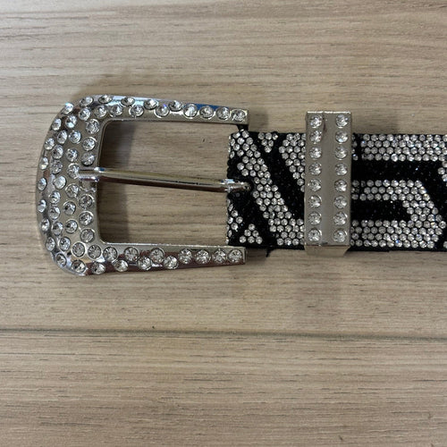 0035 - Sparkling Techno Cyber Rhinestone Belt