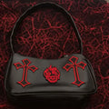 Women's Gothic Leather Bag Black