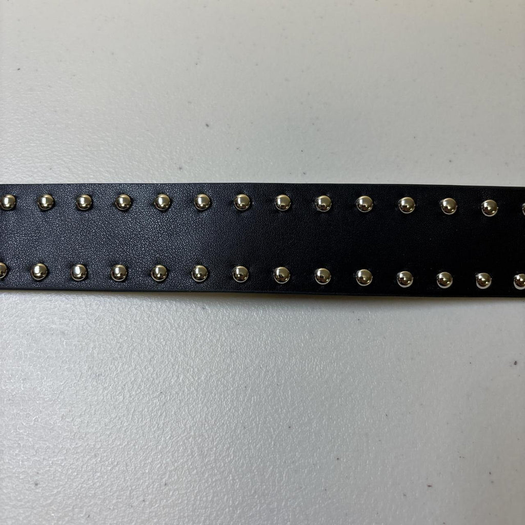 0605 - Gothic Rose Buckle Studded Belt