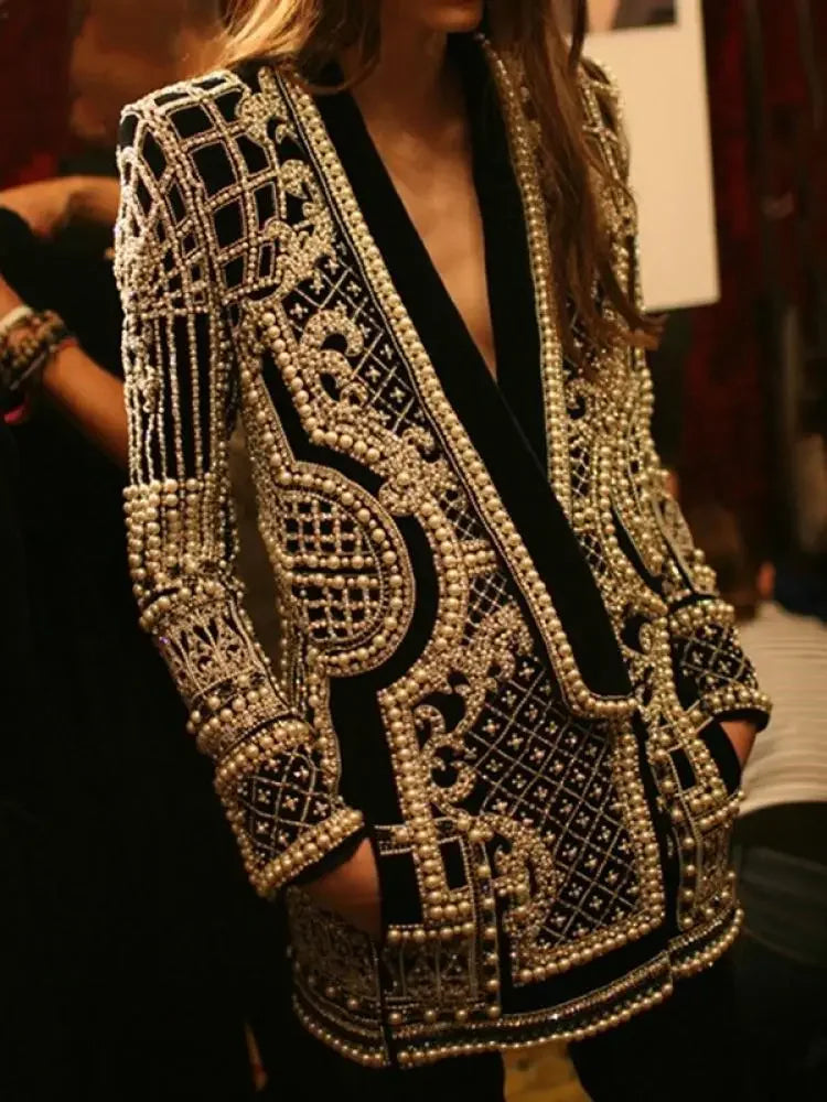 Women's Vintage Blazer-Coat