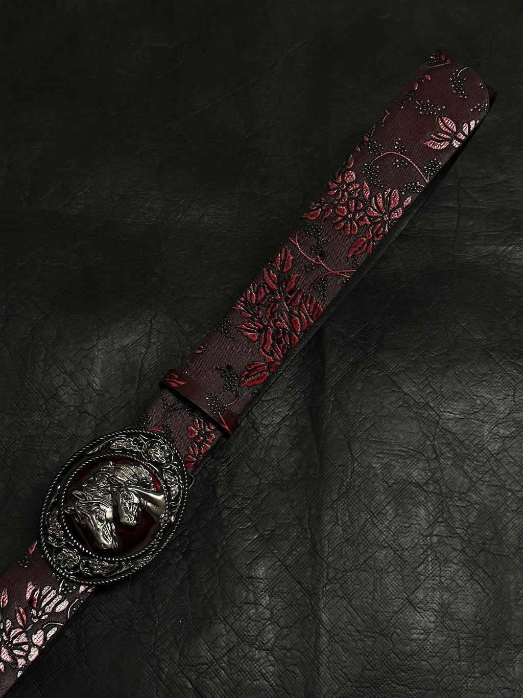 Crimson Stallion Belt
