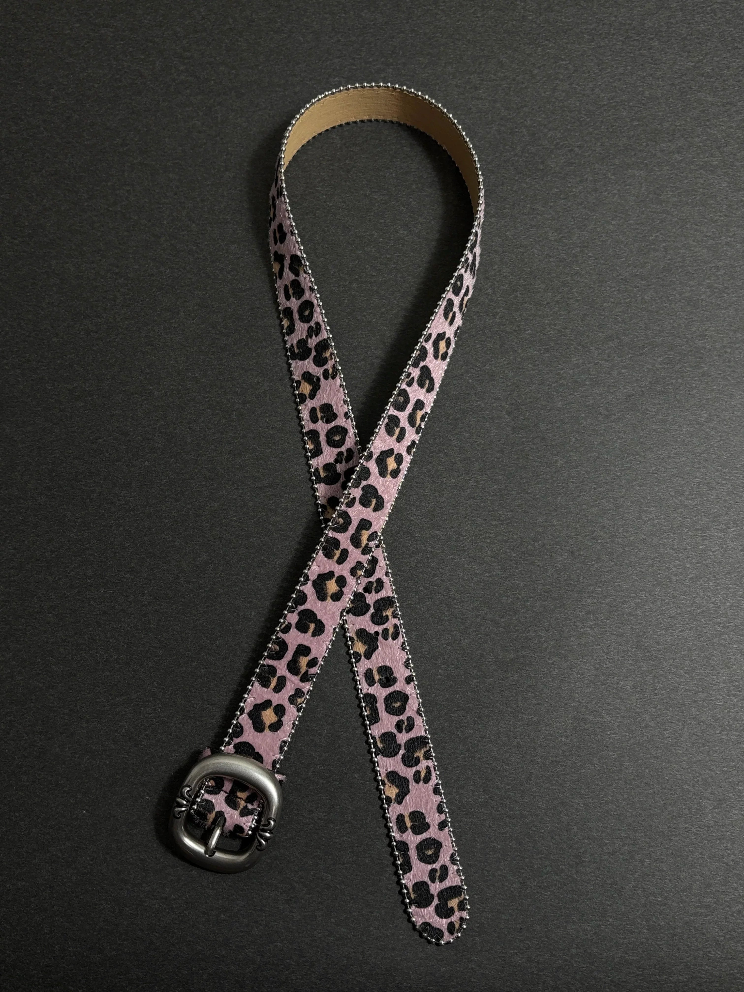 Blush Leopard Belt