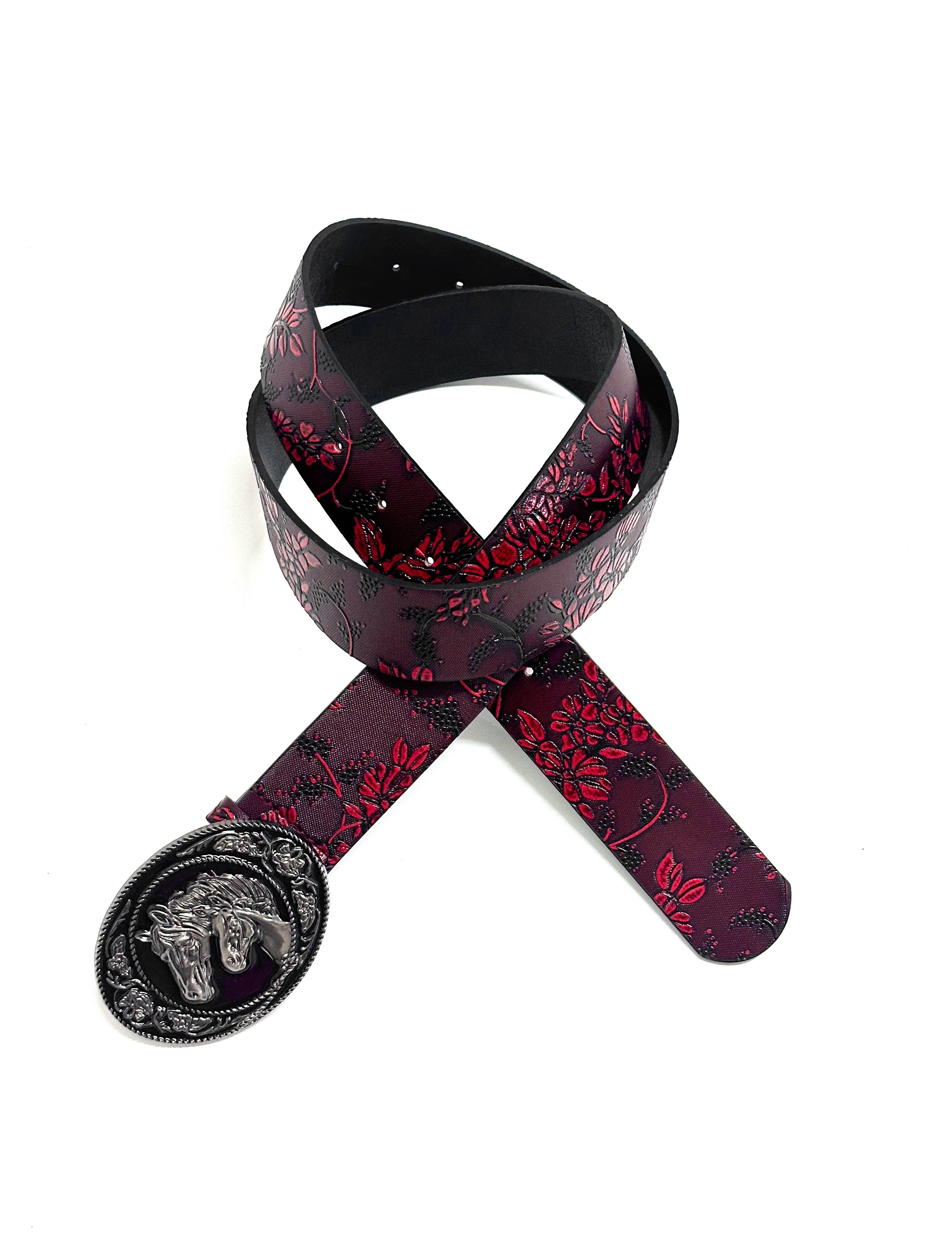 Crimson Stallion Belt