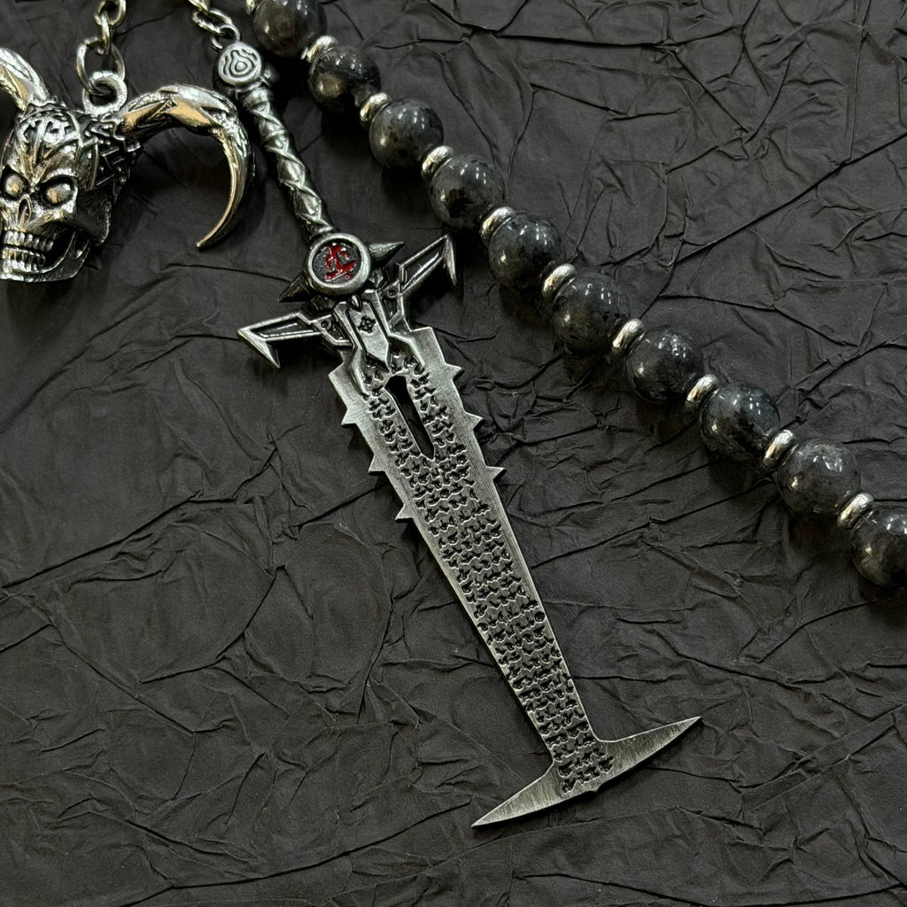 Warlock Skull Keychain
